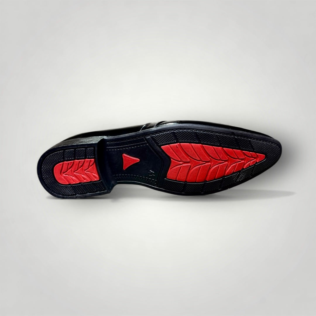 Black Noir Crest Loafer-FF-2031